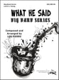 What He Said Jazz Ensemble sheet music cover